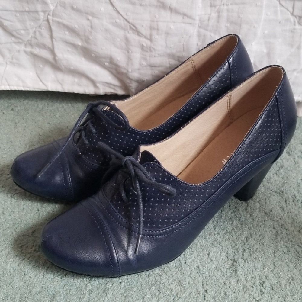 Chelsea Crew Navy Heel Oxford 40